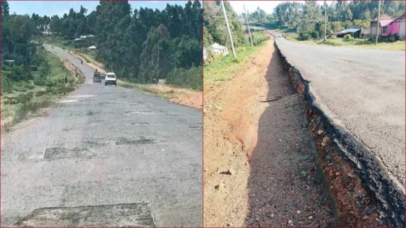 Section of the Kapsabet-Chavakali Highway.